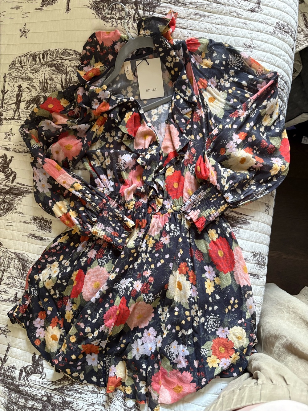 Spell & the Gypsy Sangria Play Dress Medium NEW! - Picture 3 of 10